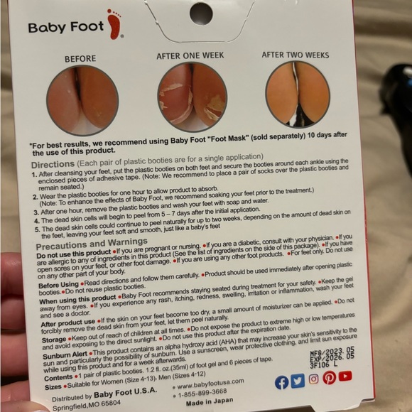 Exfoliation Foot Peel - Picture 2 of 2